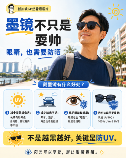 介绍墨镜紫外线防护作用的图文信息图